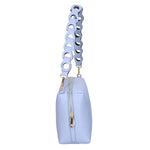 Livia Borsa a spalla da donna Vera pelle 06443-AZZURRO Gave Lux