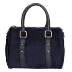 Borsa a mano da donna Vera pelle di cavallino MYB-8025-FW-NOTTE My Best Bag