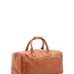 Borsa da viaggio unisex in vera pelle 100% cotone 4311-MIELE Alessia Firenze