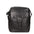 Borsa a tracolla unisex vera pelle 100% pelle di vacchetta SN5863847-BLACK Santini Firenze