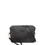 Borsa a tracolla da donna 100% Pvc FLAT-FLOWE-BLACK - LIGHT GOLD Marc Ellis