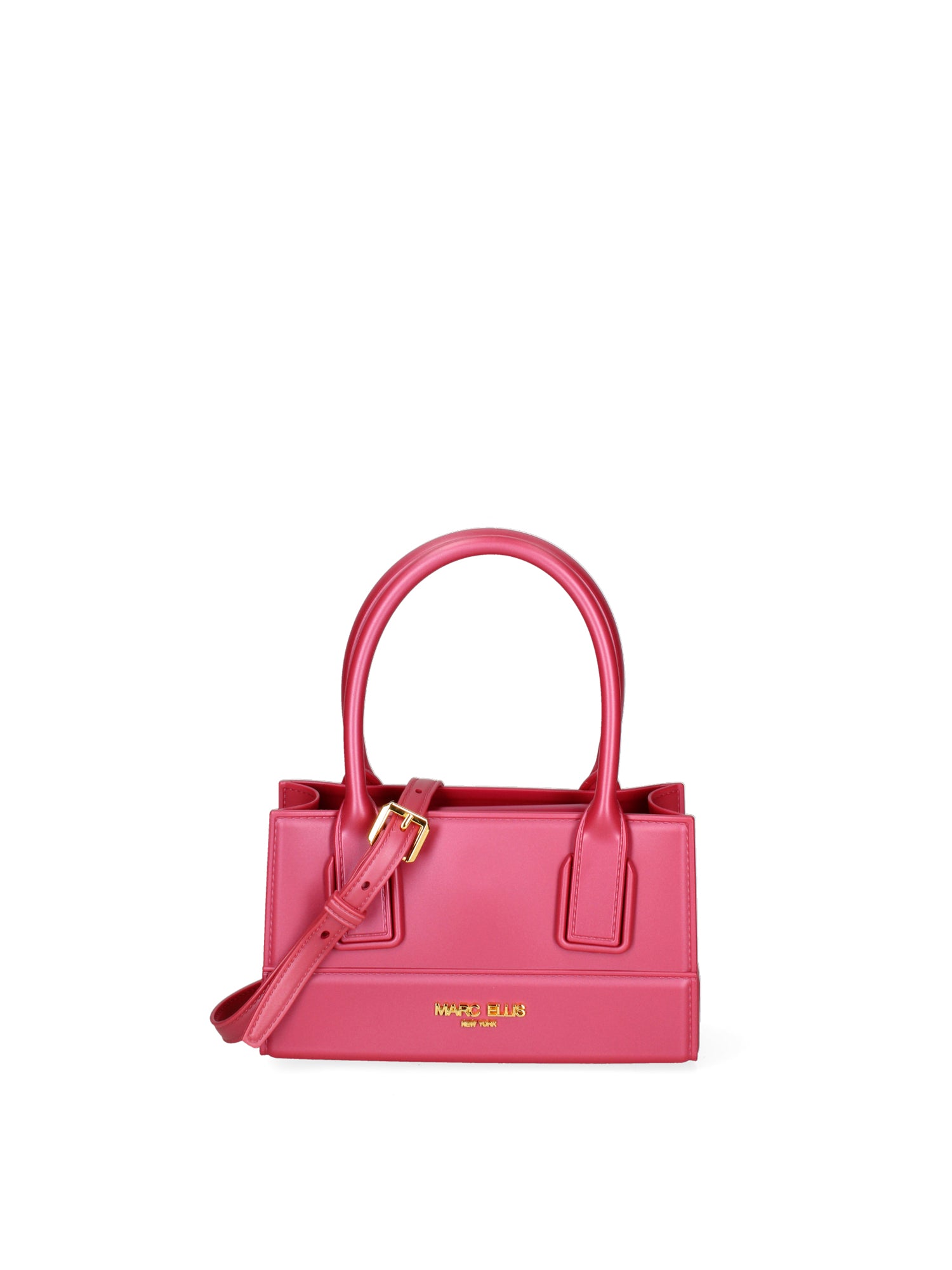 Borsa a mano da donna 100% Pvc FLAT-ENJOY-CHERRY - GOLD Marc Ellis