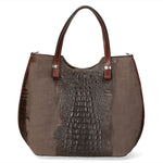 Elda Borsa a mano da donna Vera pelle croco 80046 1-T.MORO Gave Lux