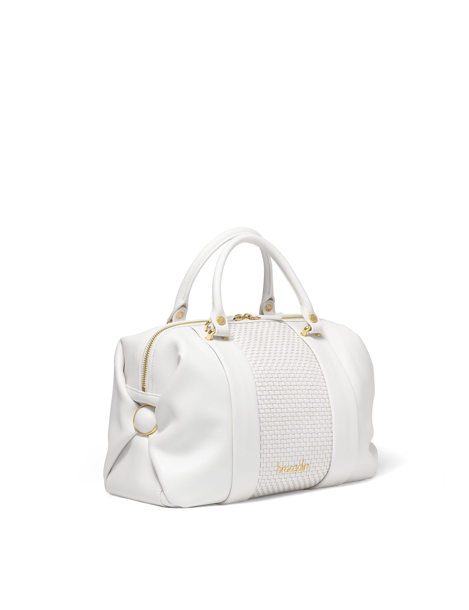 Erisma Nova Borsa a mano da donna 100% pelle B17201-BIANCO Braccialini