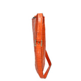 Borsa a tracolla da donna Pelle stampata cocco MYB-6029-FW-ARANCIONE My Best Bag