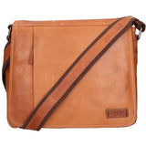 Borsa a tracolla unisex vera pelle 100% pelle SN5862247-TAN Santini Firenze