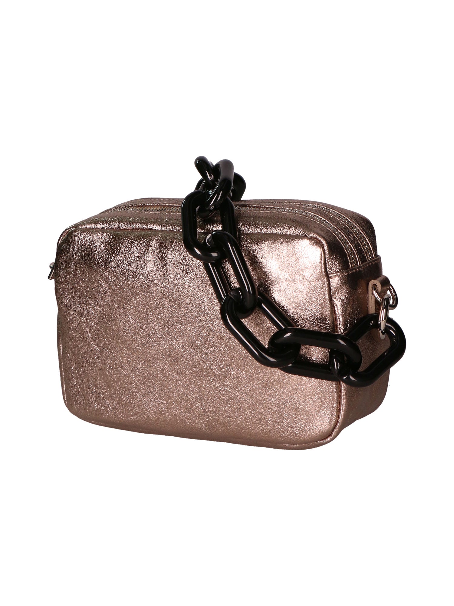 Barbara Borsa a spalla da donna Vera pelle 05706-L005 BRONZO Gave Lux