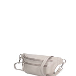 Marsupio da donna in vera pelle 100% pelle 07240-D86 GRIGIO PERLA Roberta Rossi