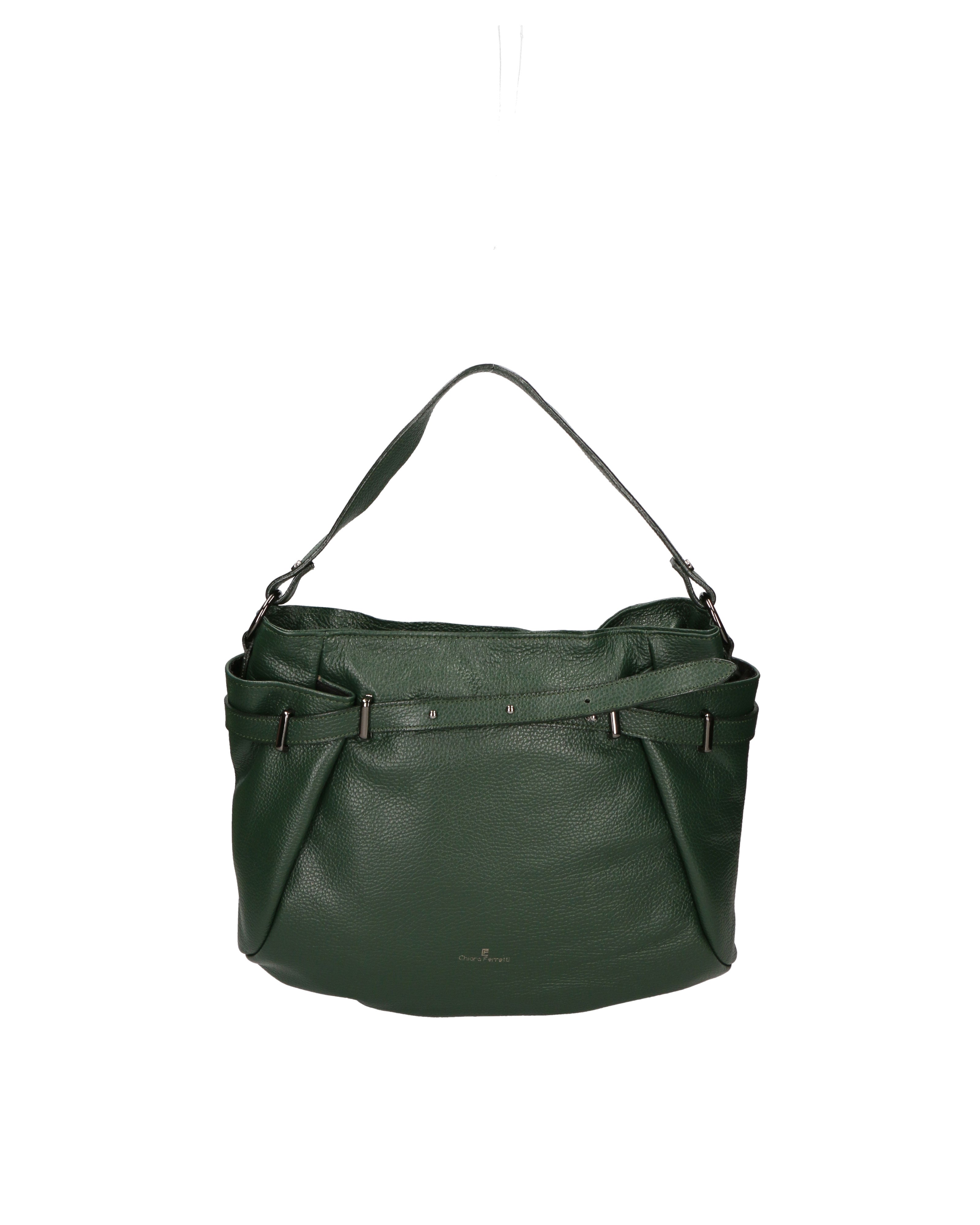 Valoria Prime Borsa a spalla da donna Vera pelle 04145-D14 VERDE SCURO Chiara Ferretti