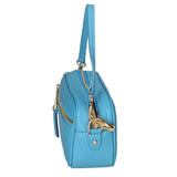 Borsa a tracolla da donna Vera pelle MYB-7031-SS-SS99 TURCHESE My Best Bag