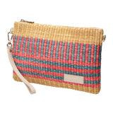 Pochette da donna in paglia Made in Italy MYB-05375-SS-CORALLO STRAW My Best Bag