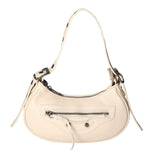 Galatea Borsa a spalla da donna Vera pelle 05708-D37 LATTE MILK Gave Lux