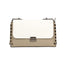 Vera pelle 8641-FANGO+BIANCO Borsa a tracolla da donna Evanthe Pro Gave Lux