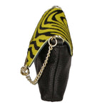 Safira Borsa a mano da donna Vera pelle 04760-ZEBRA GIALLO Gave Lux