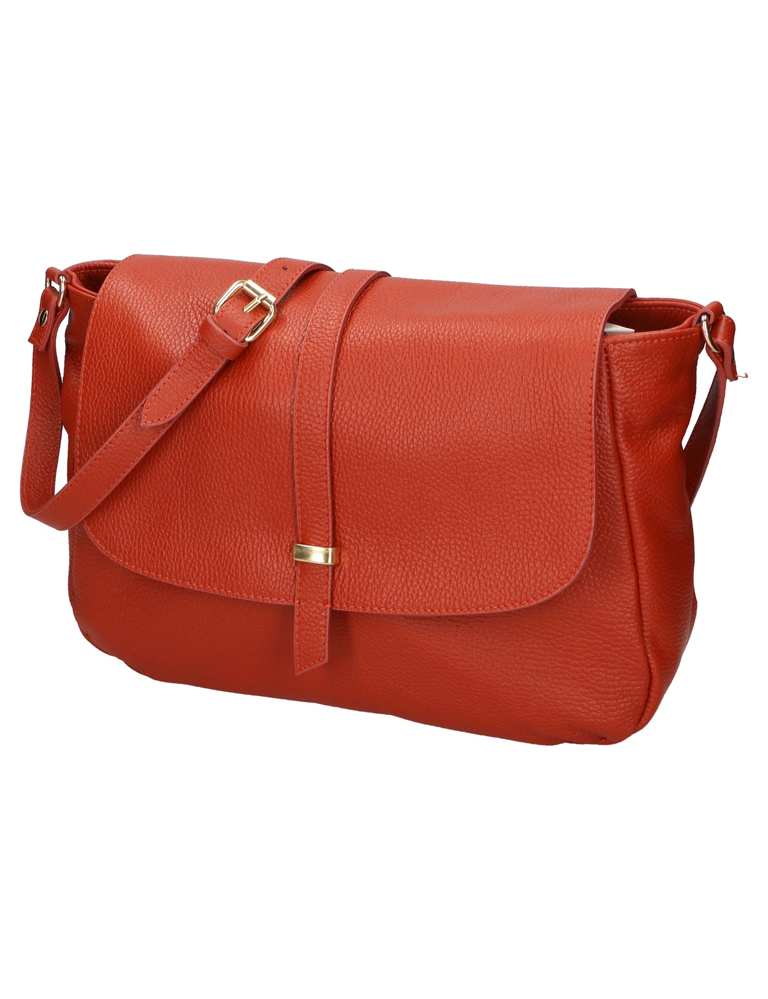 Veronica Borsa a spalla da donna Vera pelle 06519-D61 MATTONE(HP) Gave Lux