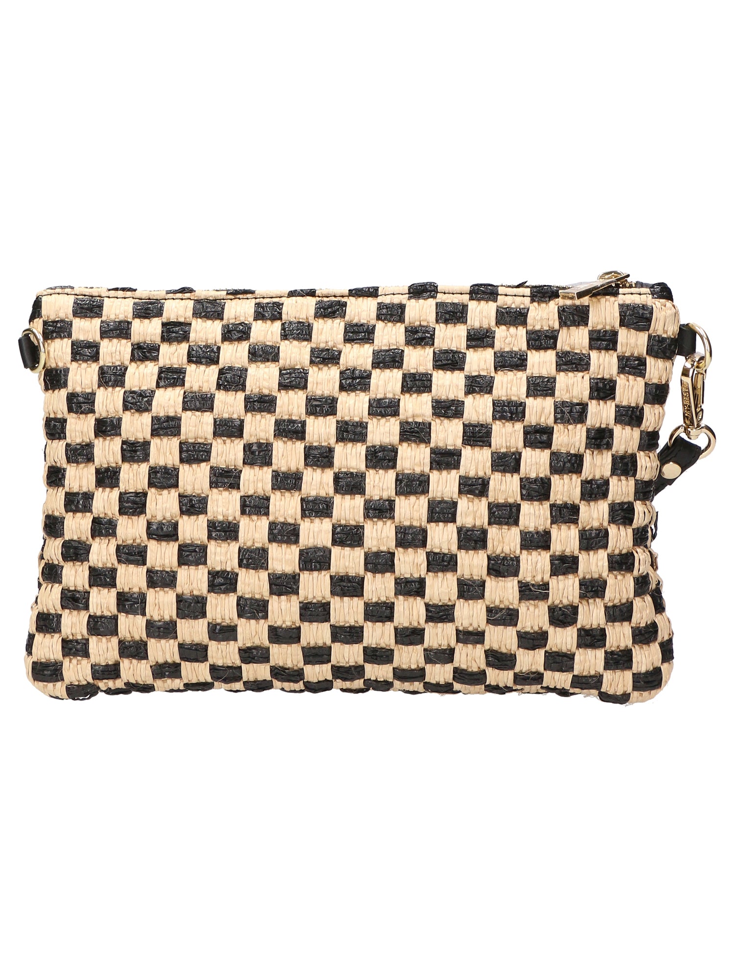 Pochette da donna in paglia Made in Italy MYB-05375-SS-CHECK My Best Bag