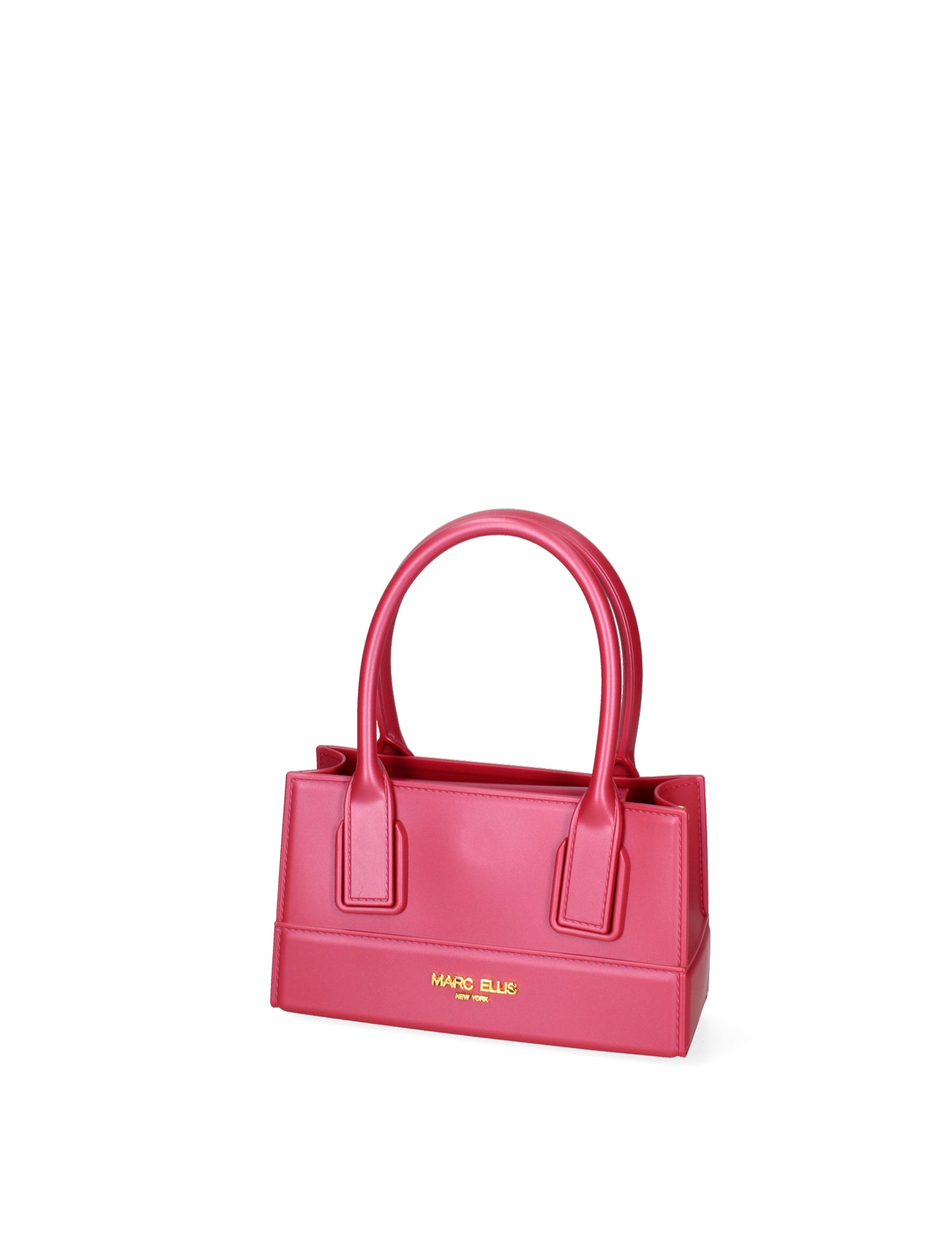Borsa a mano da donna 100% Pvc FLAT-ENJOY-CHERRY - GOLD Marc Ellis