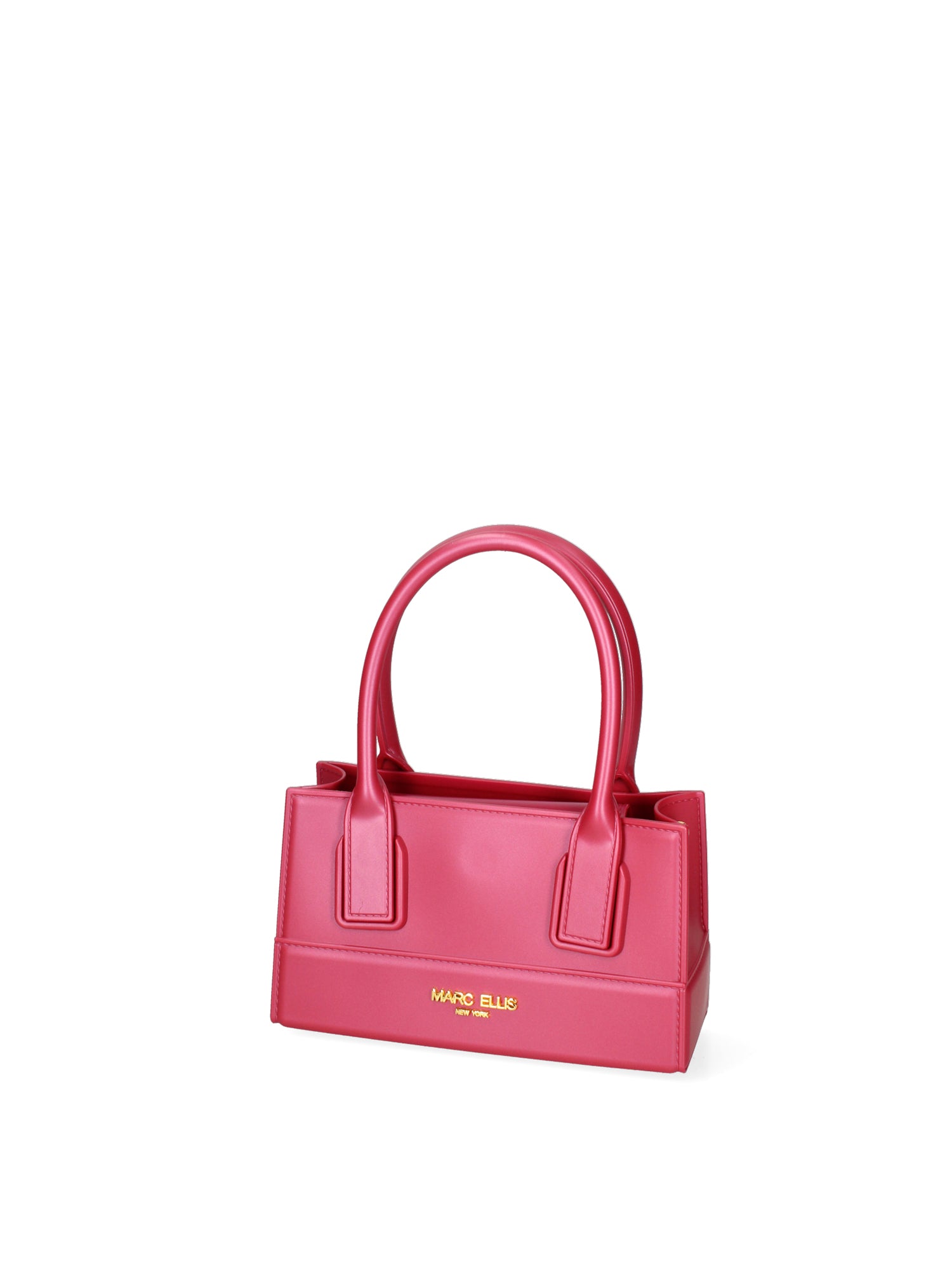 Borsa a mano da donna 100% Pvc FLAT-ENJOY-CHERRY - GOLD Marc Ellis