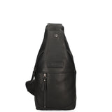 Zaino uomo in vera pelle Casual HILB-6101-NERO Hill Burry