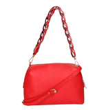 Livia Borsa a spalla da donna Vera pelle 06443-ROSSO FERRARI Gave Lux