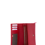 Portafoglio in Pelle Vegana Rosso