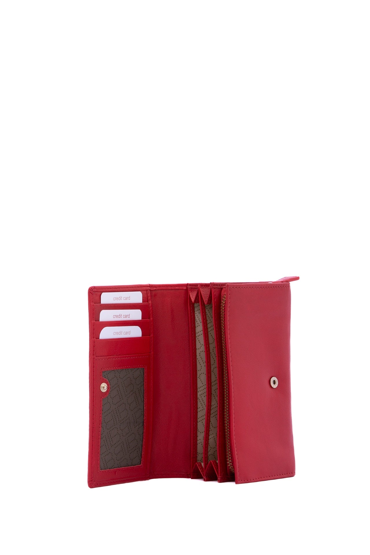 Portafoglio in Pelle Vegana Rosso