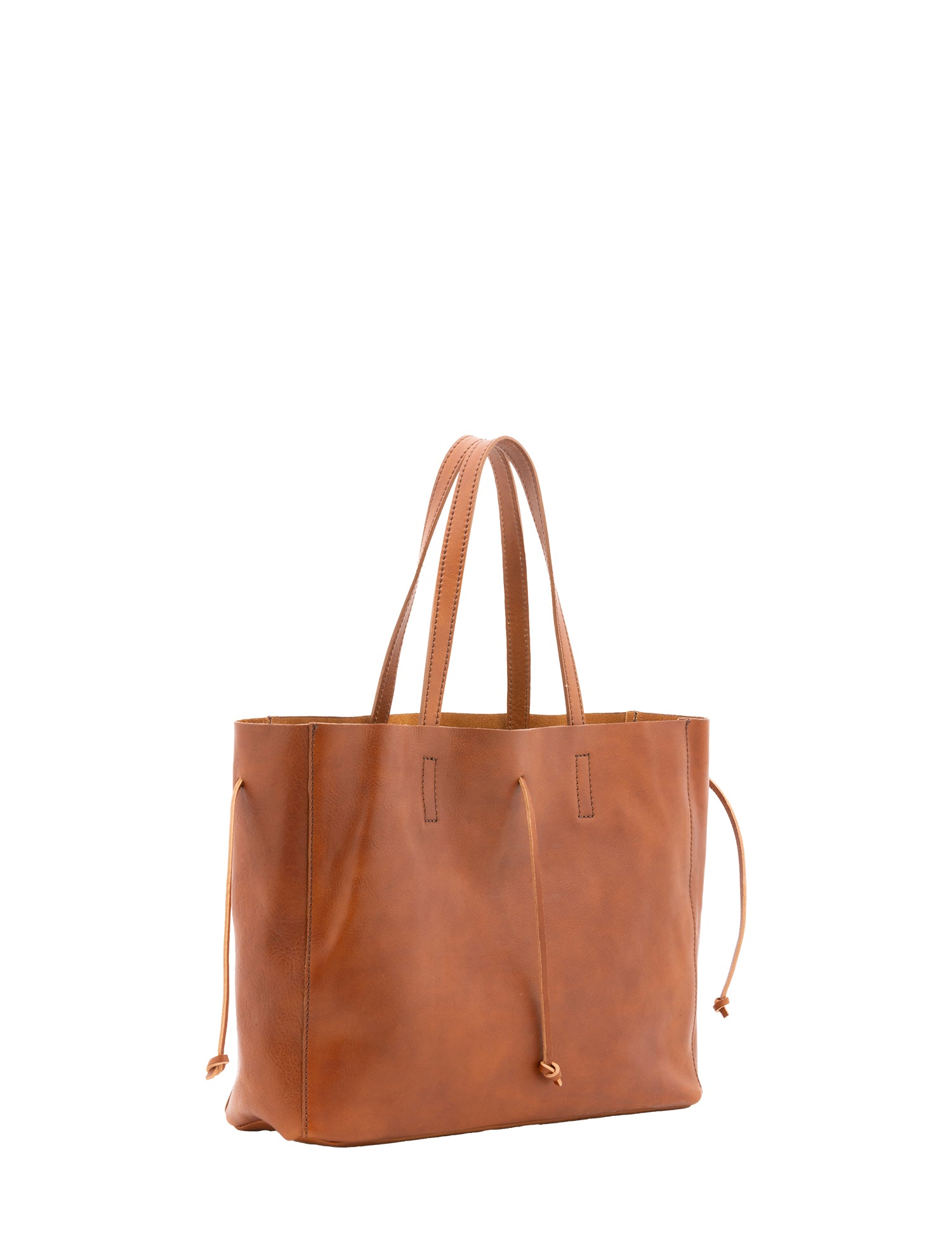 Borsa a mano unisex vera pelle Made in Italy 4611-MIELE Alessia Firenze