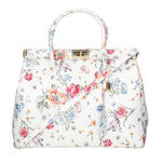 Cecilia Borsa a Mano in Vera Pelle Bianco Chiara Ferretti