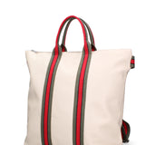 Convertible Handbag Into Backpack For Women In Genuine Leather Made in Italy 43x38x12 cm