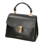 Borsa a mano da donna Vera pelle MYB-6039-FW-P218 NERO My Best Bag