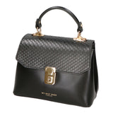 Borsa a mano da donna Vera pelle MYB-6039-FW-P218 NERO My Best Bag