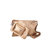 Ifigenia Borsa a tracolla da donna Vera pelle 05932-DL7 ORO ANTICO Gave Lux