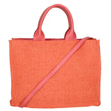 Allison Borsa a spalla da donna Paglia e pelle 05117-524 S42 CORALLO Gave Lux