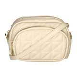 Ancilla 05305-S37 LATTE Pochette da donna in vera pelle Gave Lux