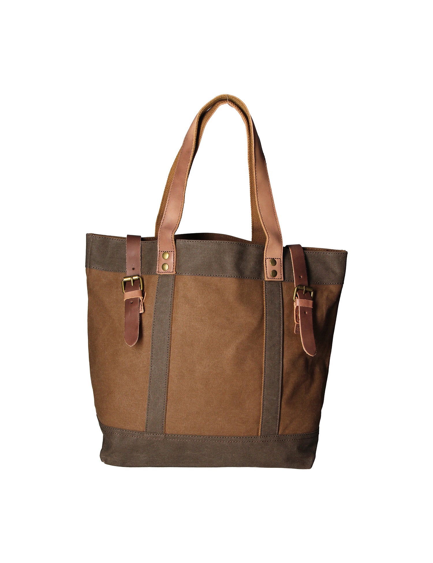 Maura Borsa a mano unisex Canvas e pelle ZG3012-FANGO TAUPE Gave Lux