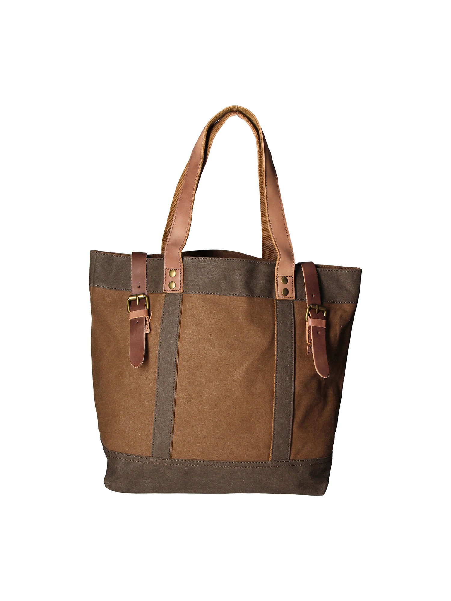 Maura Borsa a mano unisex Canvas e pelle ZG3012-FANGO TAUPE Gave Lux