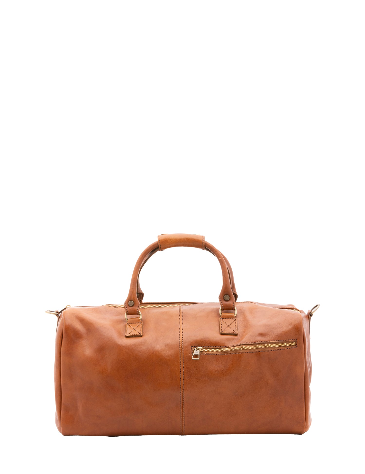Borsa da viaggio unisex in vera pelle 100% cotone 4311-MIELE Alessia Firenze