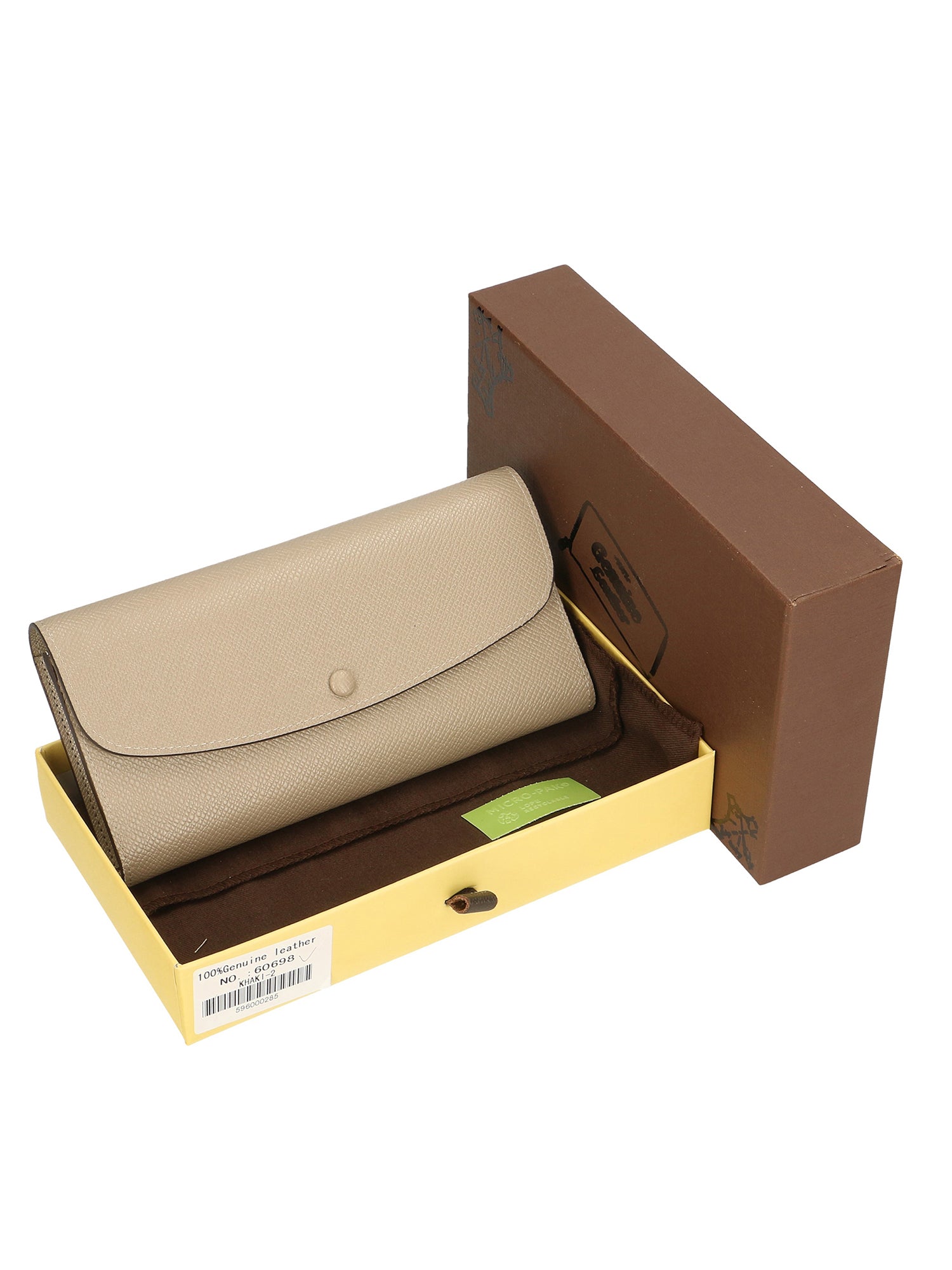 Marcella 60698 2-FANGO TAUPE Portafoglio donna in vera pelle Gave Lux