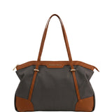 Borsa a Spalla in Pvc Verde Militare
