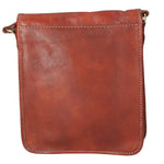 Fiamma Borsa a tracolla da donna Vera pelle 9109-MARRONE BROWN Gave Lux