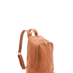 Zaino unisex in vera pelle 100% cotone 4428-MIELE Alessia Firenze