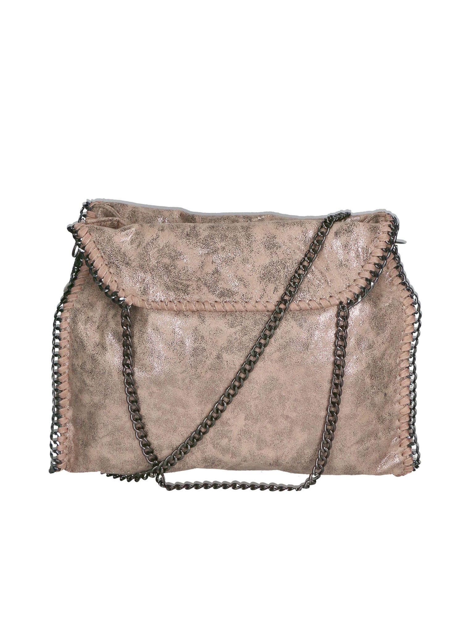 Willelmina Borsa a spalla da donna 100% PU Leather N-9606-TAUPE Gave Lux