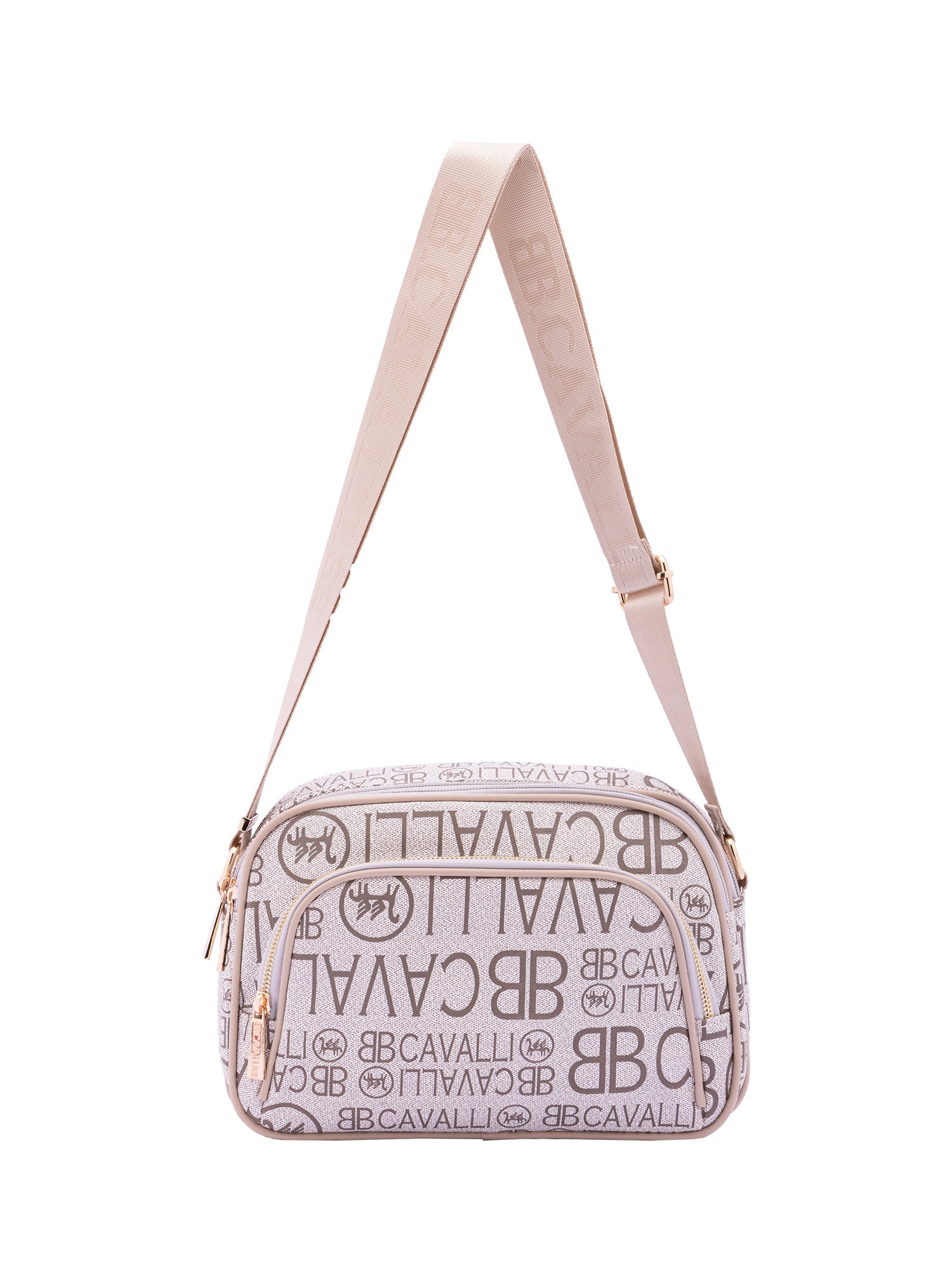 Borsa a tracolla da donna Ecopelle BC1376-ALBICOCCA B Cavalli