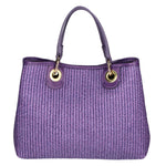 Borsa a mano da donna Paglia & Pelle MYB-05167-SS-307+D45 VIOLA My Best Bag