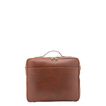 Borsa a mano unisex in vera pelle Made in Italy 4542-MARRONE Alessia Firenze
