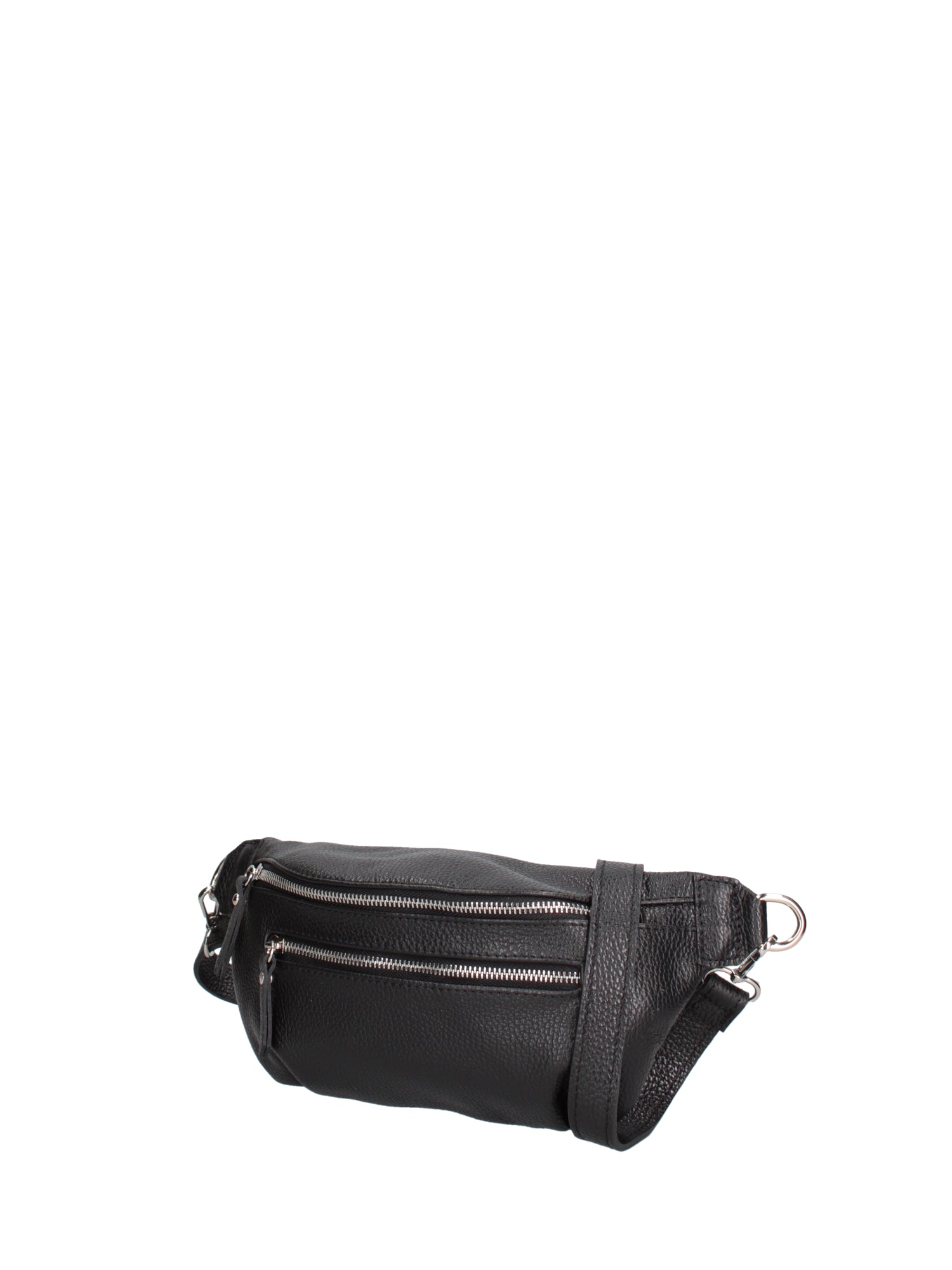 Marsupio da donna in vera pelle 100% pelle 07240-D28 NERO Roberta Rossi