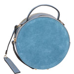 Borsa a mano da donna Pelle scamosciata e ruga MYB-6021-FW-07012 CARTA ZUCCHERO My Best Bag