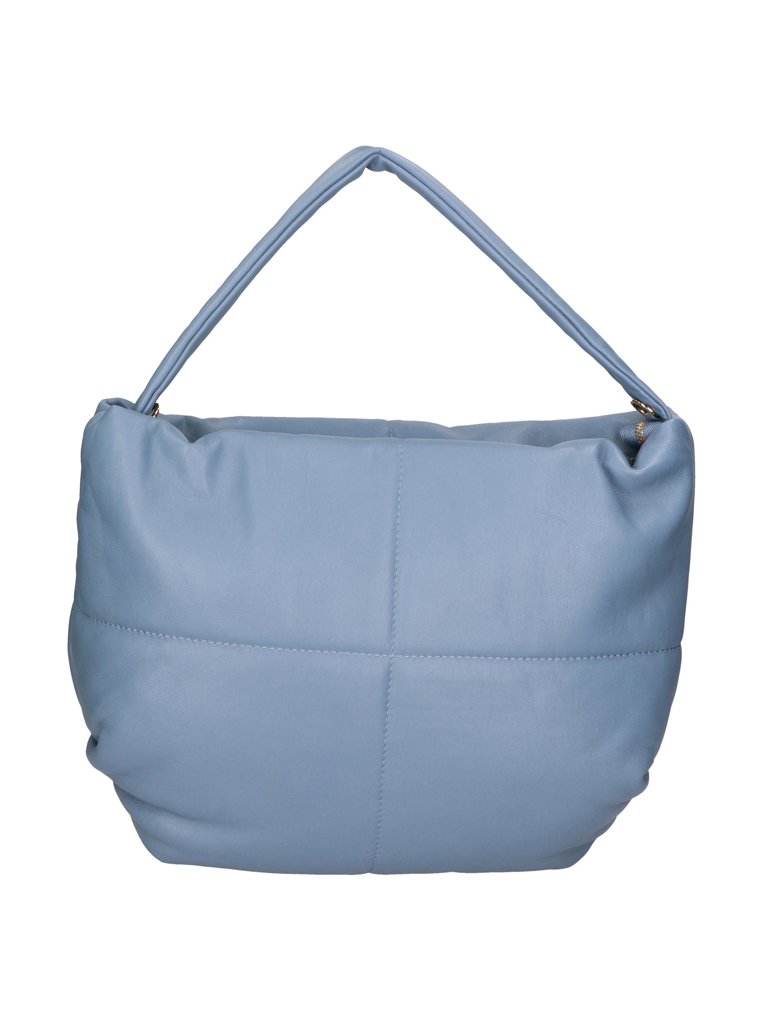 Virginia Borsa a spalla da donna Vera pelle 06495-S41 CELESTE SCURO Gave Lux