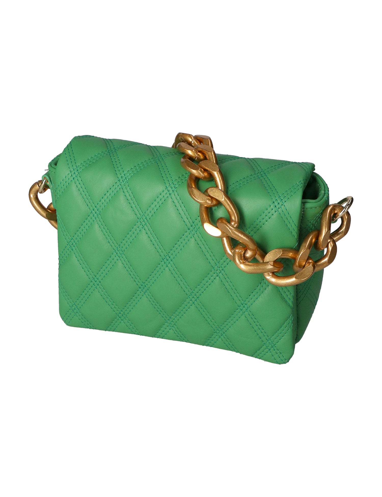 Adriana Borsa a mano da donna Vera pelle 04539-S47 VERDE MELA Gave Lux