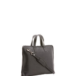 Borsa a mano unisex in vera pelle 100% cotone 4453-NERO Alessia Firenze